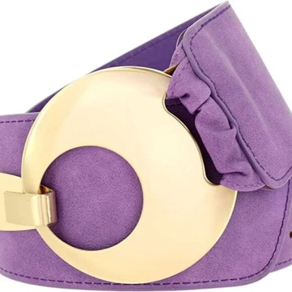New Woman Adjustable Polyurethane Wide Waist Belt - Picture 4 of 5